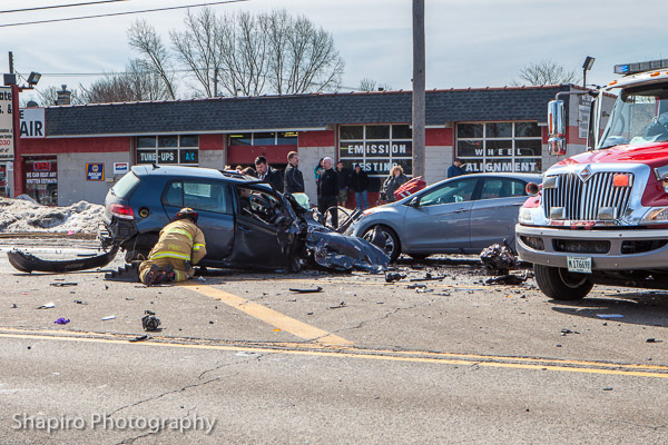 Fatal accident 3-10-14 in Arlington Heights IL 1600 Rand Road shapirophotography.net